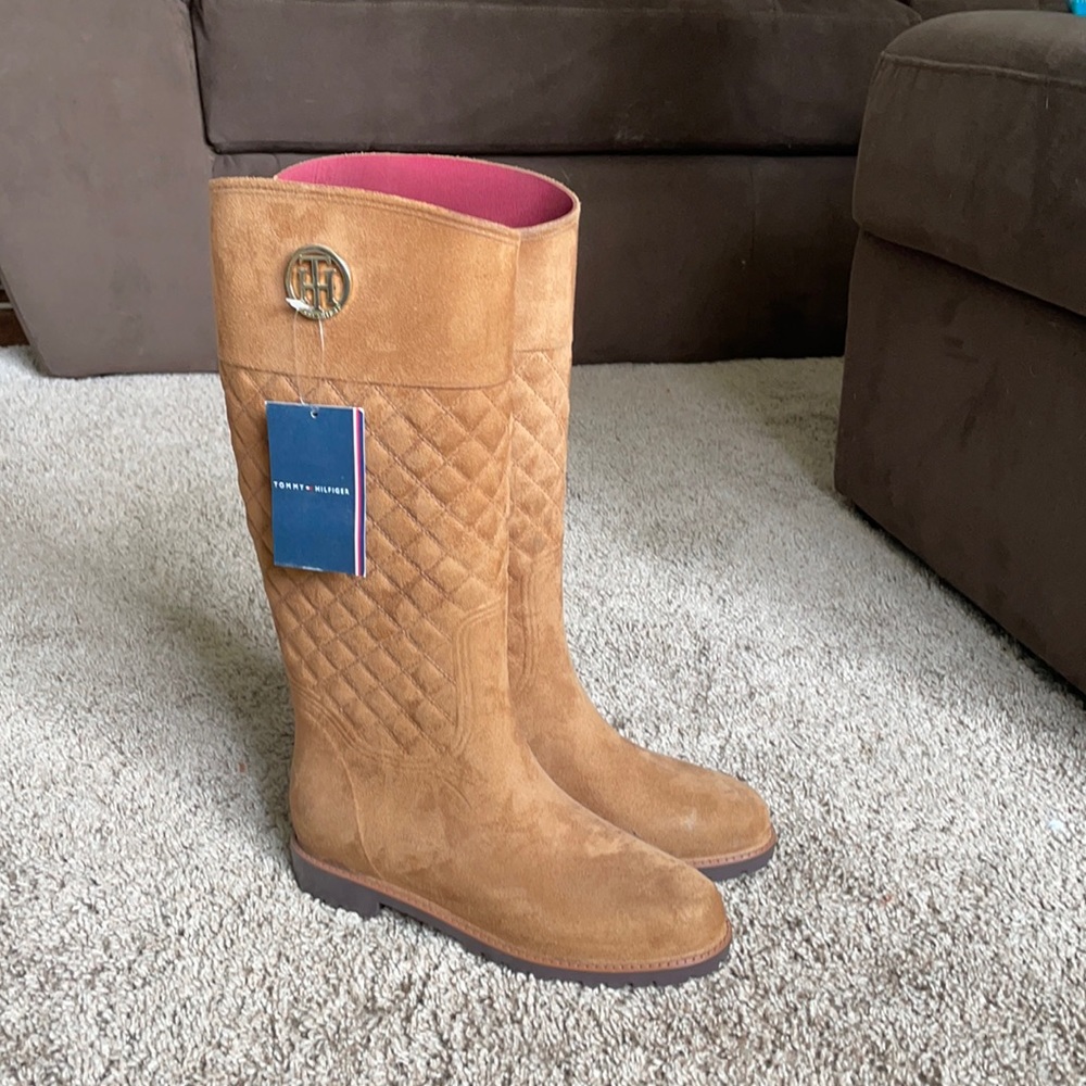 New Tommy Hilfiger Waterproof Babette Boots 8M